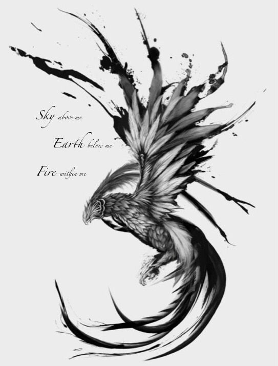 AMAZING PHOENIX TATTOO IDEAS WITH GREATER MEANING