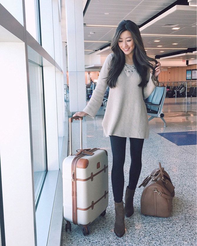FALL TRAVEL OUTFIT IDEAS FROM GIRLS WHO ARE ALWAYS ON THE GO