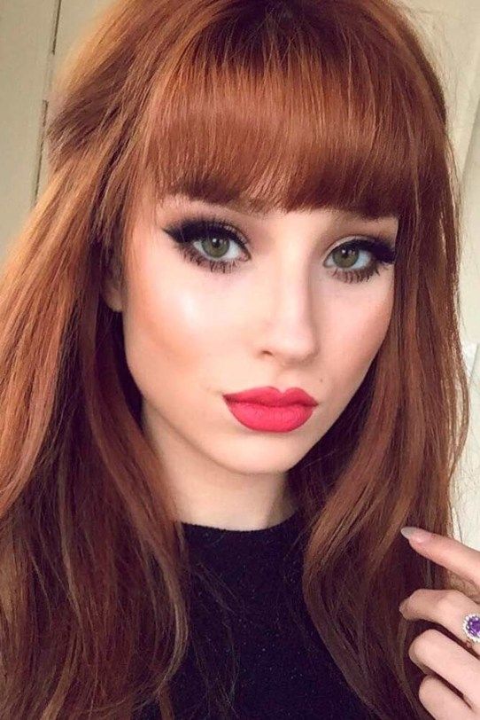 35 Beautiful Bangs Hairstyles Ideas For Your Face Shape Eazy Glam