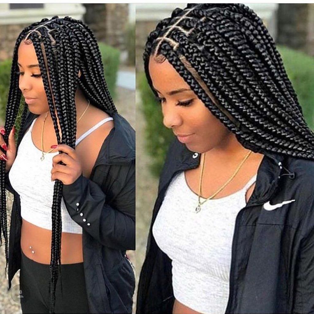 41 Best Black Braided Hairstyles To Stand Out Eazy Glam 