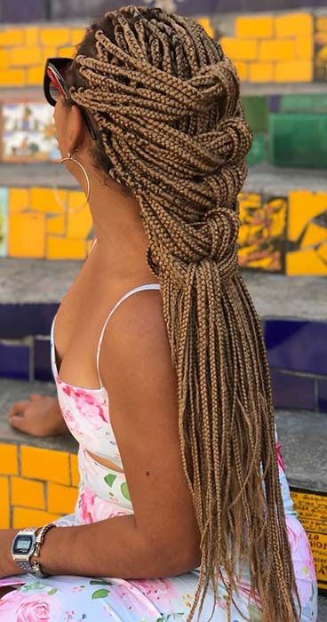 Box Braids Hairstyles To Do Yourself