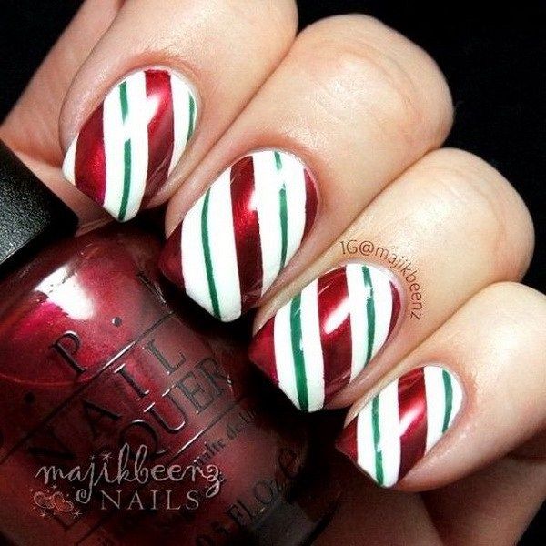 24 Christmas Nail art Design Dolors To Try